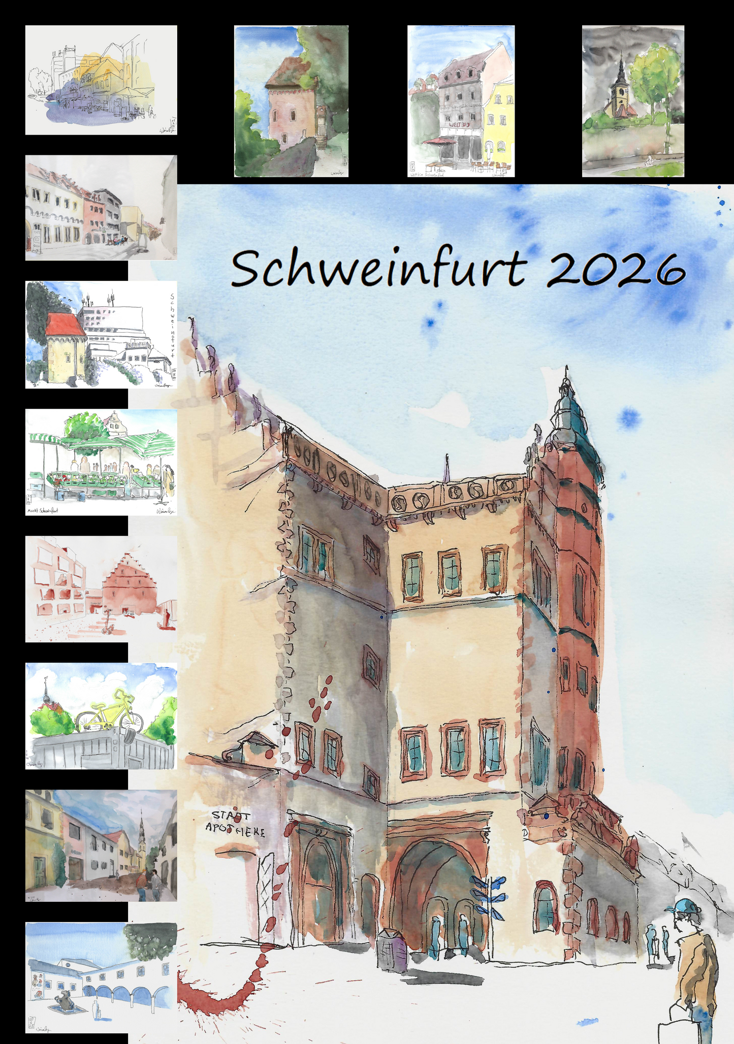 Kalender A4 hoch 'Schweinfurt 2026' kostenloser Versand