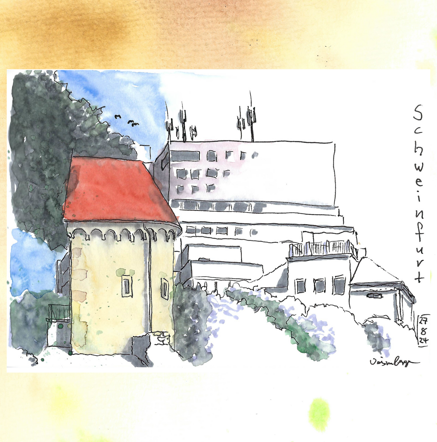 Kalender A4 hoch 'Schweinfurt 2026' kostenloser Versand